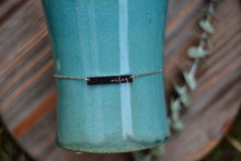 Load image into Gallery viewer, Wifey/Mama horizontal bar necklace
